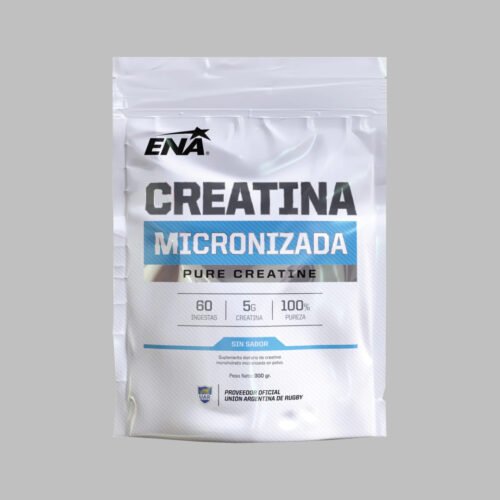 Creatina ENA 300 Grs Doypack Micronizada de alta calidad - Más fuerza, recuperación, desarrollo y resistencia.
