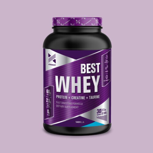 Proteina Xtrenght Best Whey 2 Lbs sabor Vainilla