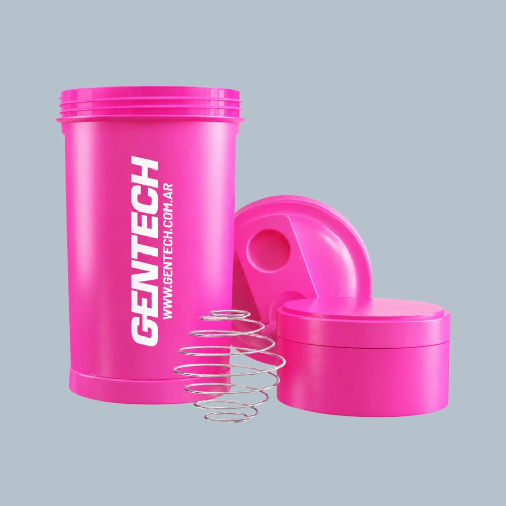 Shaker Gentech Rosa Abierto Shaker Gentech Rosa Abierto - Diseño resistente y práctico