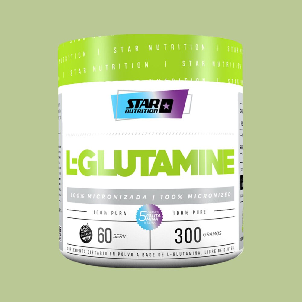 Glutamina Star Nutrition 300 Grs - Más recuperación muscular
