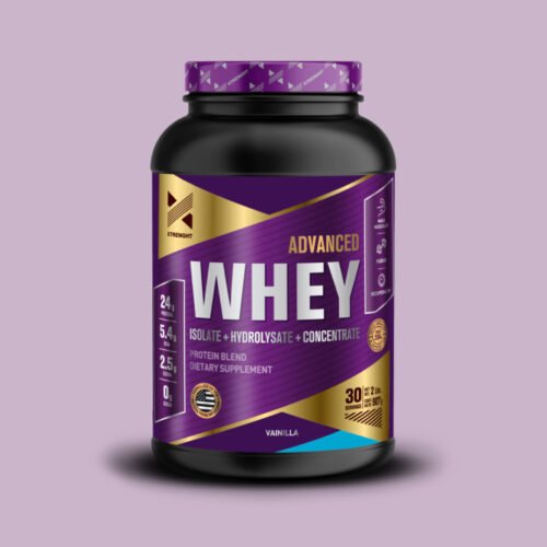 Proteina Xtrenght Advenced Whey 2 Lbs sabor Vainilla