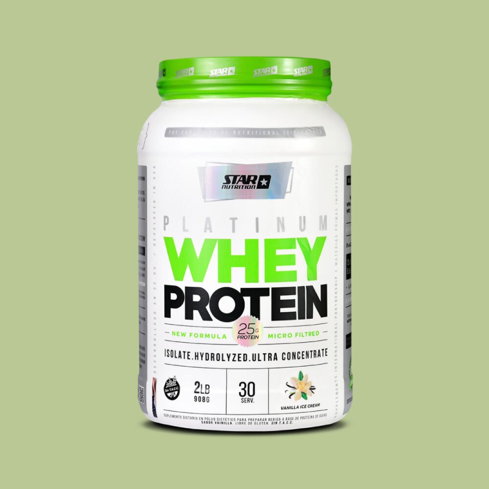 Proteina Platinum Star Nutrition 2 Lbs Vainilla Proteina Platinum Star Nutrition 2 Lbs sabor Vainilla