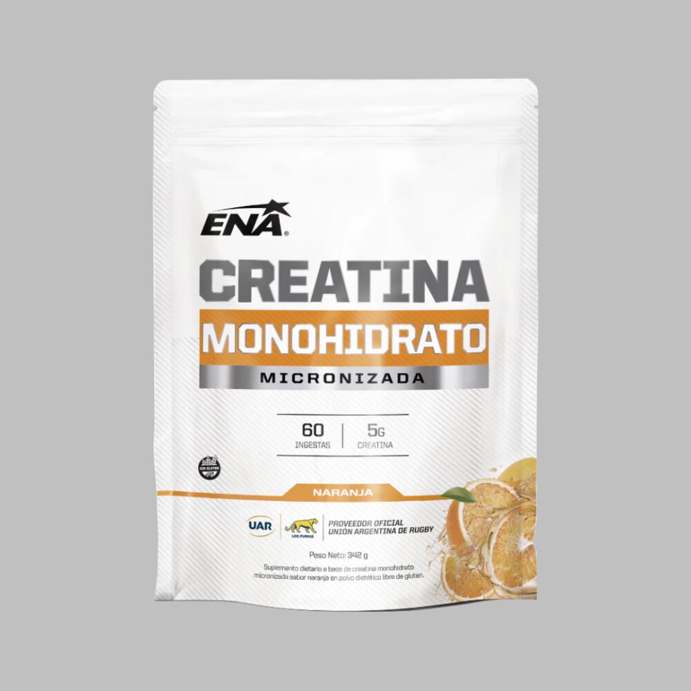 Creatina ENA 300 Grs Naranja Doypack Creatina ENA 300 Grs Doypack sabor Naranja