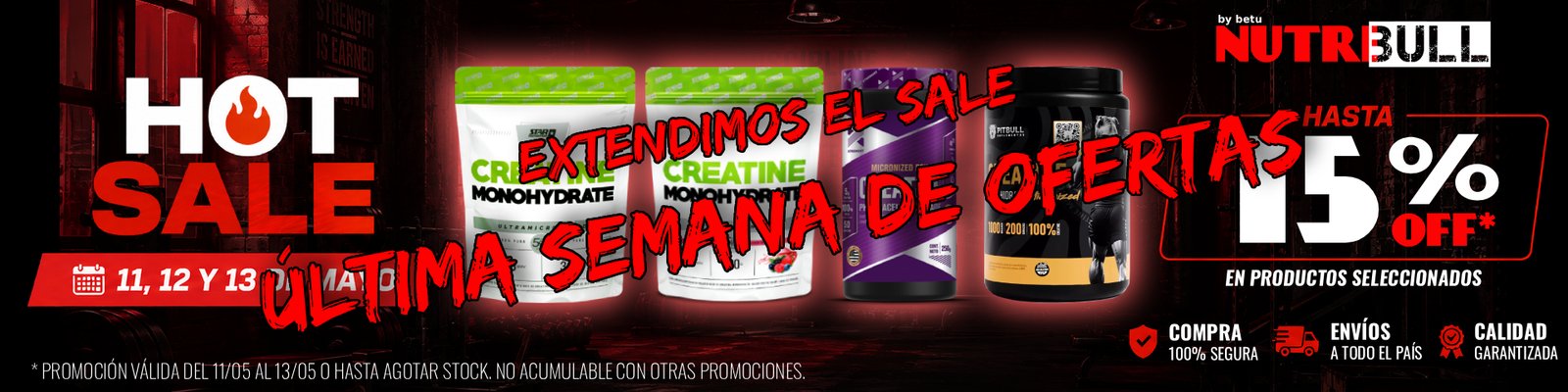 Nutribull - Tienda online de suplementación deportiva HOT SALE 2026