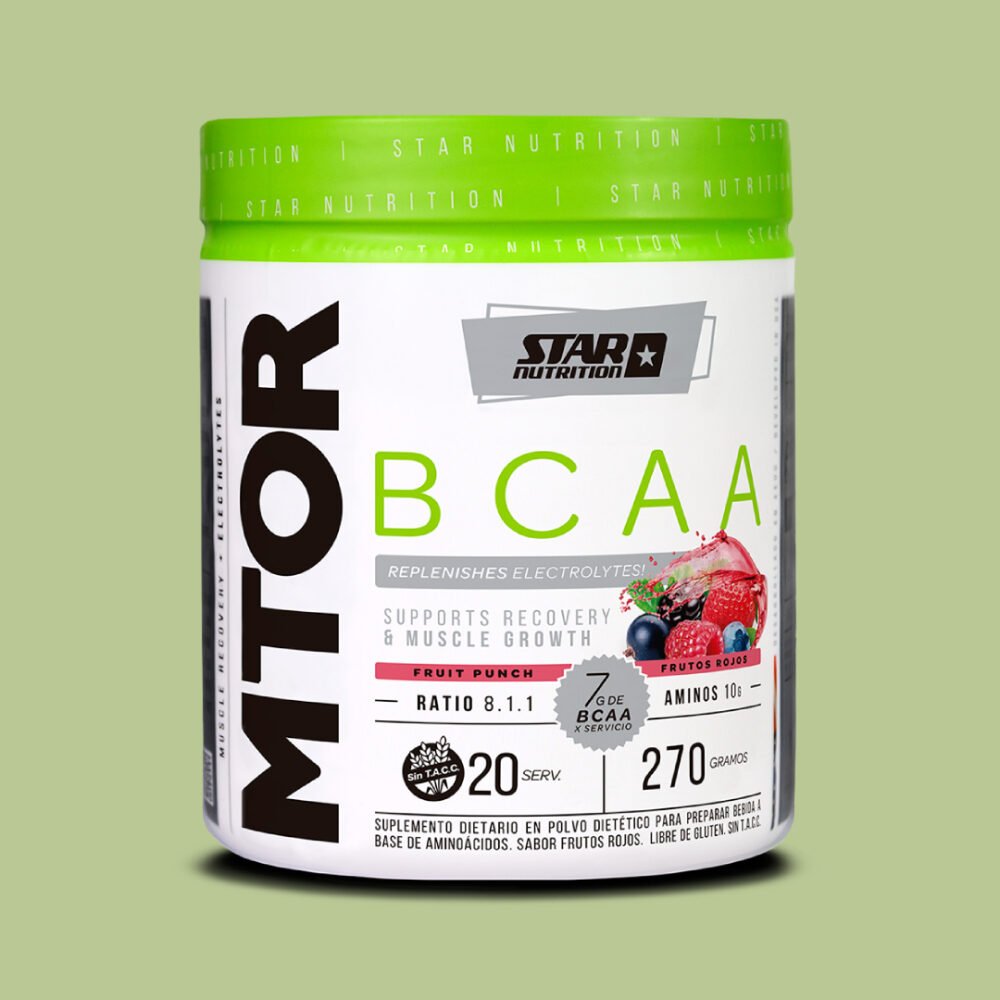 BCAA Mtor Star Nutrition sabor Frutos Rojos Fruit Punch