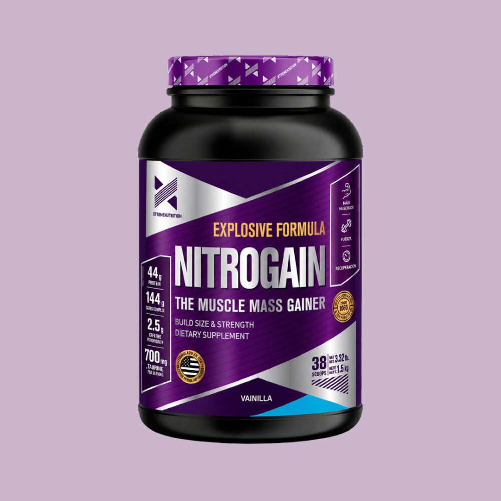Ganador de Peso Xtrenght Nitrogain 1,5 Kilos Vainilla